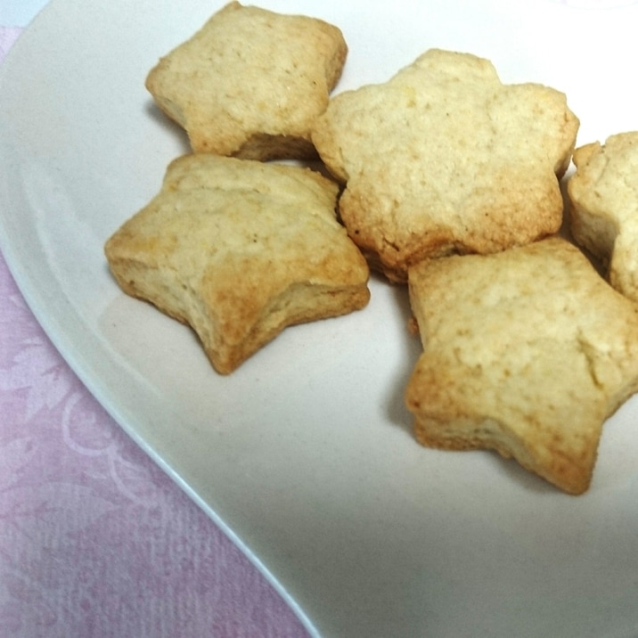 材料2つ Hmと生クリームでさくさくクッキー レシピ 作り方 By あゆせ 栄養士 楽天レシピ